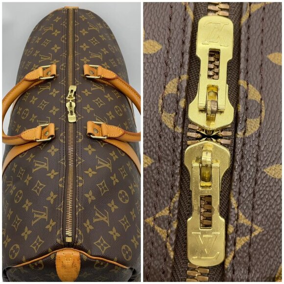 Authentic Louis Vuitton Monogram keepall 50 M41426 Boston Bag - Picture 9 of 11